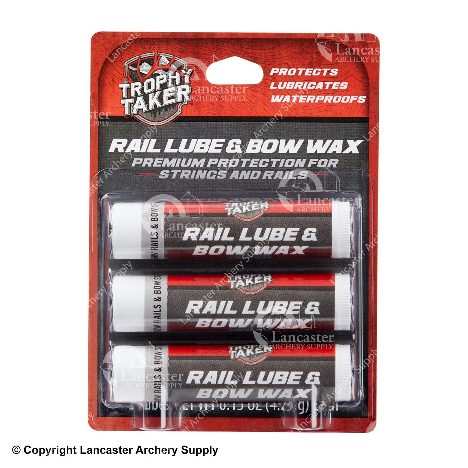 Trophy Taker Rail Lube & String Wax 3pk 1 Trophy Taker Rail Lube & String Wax 3pk