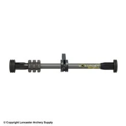 Bee Stinger Microhex Counter Slide Stabilizer W/ Dovetail Mount (12") 8 Bee Stinger Microhex Counter Slide Stabilizer W/ Dovetail Mount (12") -Excali Bow Gear Shop 6890161 gray