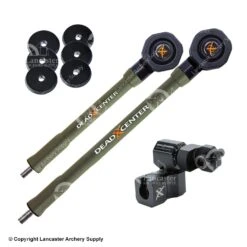 Dead Center Dead Level Hunter Verge Lite Stabilizer Kit (12" & 9") -Excali Bow Gear Shop 8590118 green
